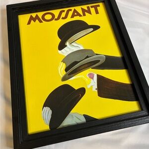 Mossant Framed Art Print with Hats